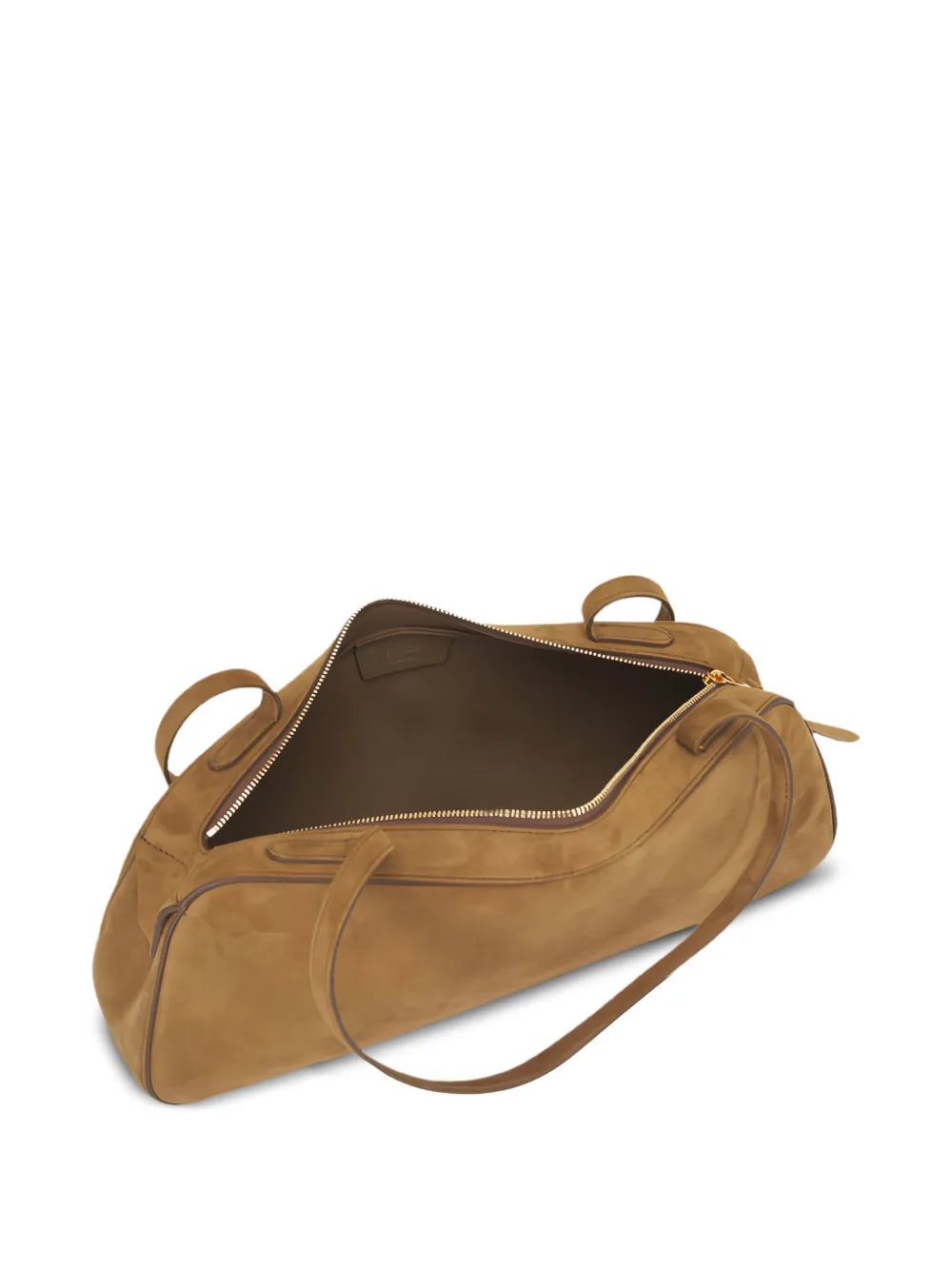Khaite Simona Suede Shoulder Bag — Same as shown — Size One Size — Top View