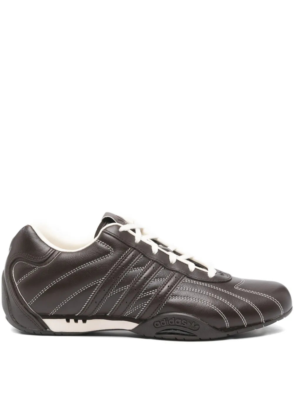 adidas Adiracer Low Sneakers — Brown — Size US M 4.5 - US W 6 — Front View