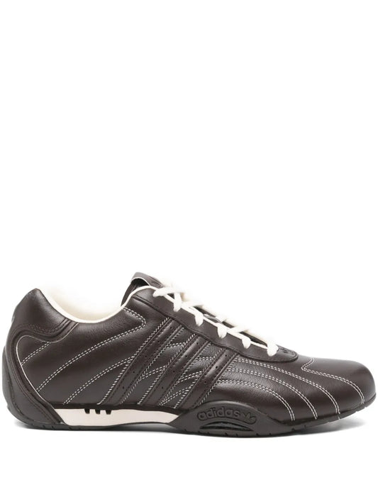 adidas Adiracer Low Sneakers — Brown — Size US M 4.5 - US W 6 — Front View