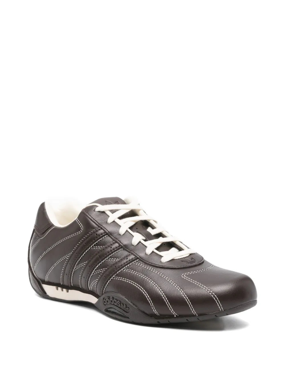 adidas Adiracer Low Sneakers — Brown — Size US M 4.5 - US W 6 — Side View