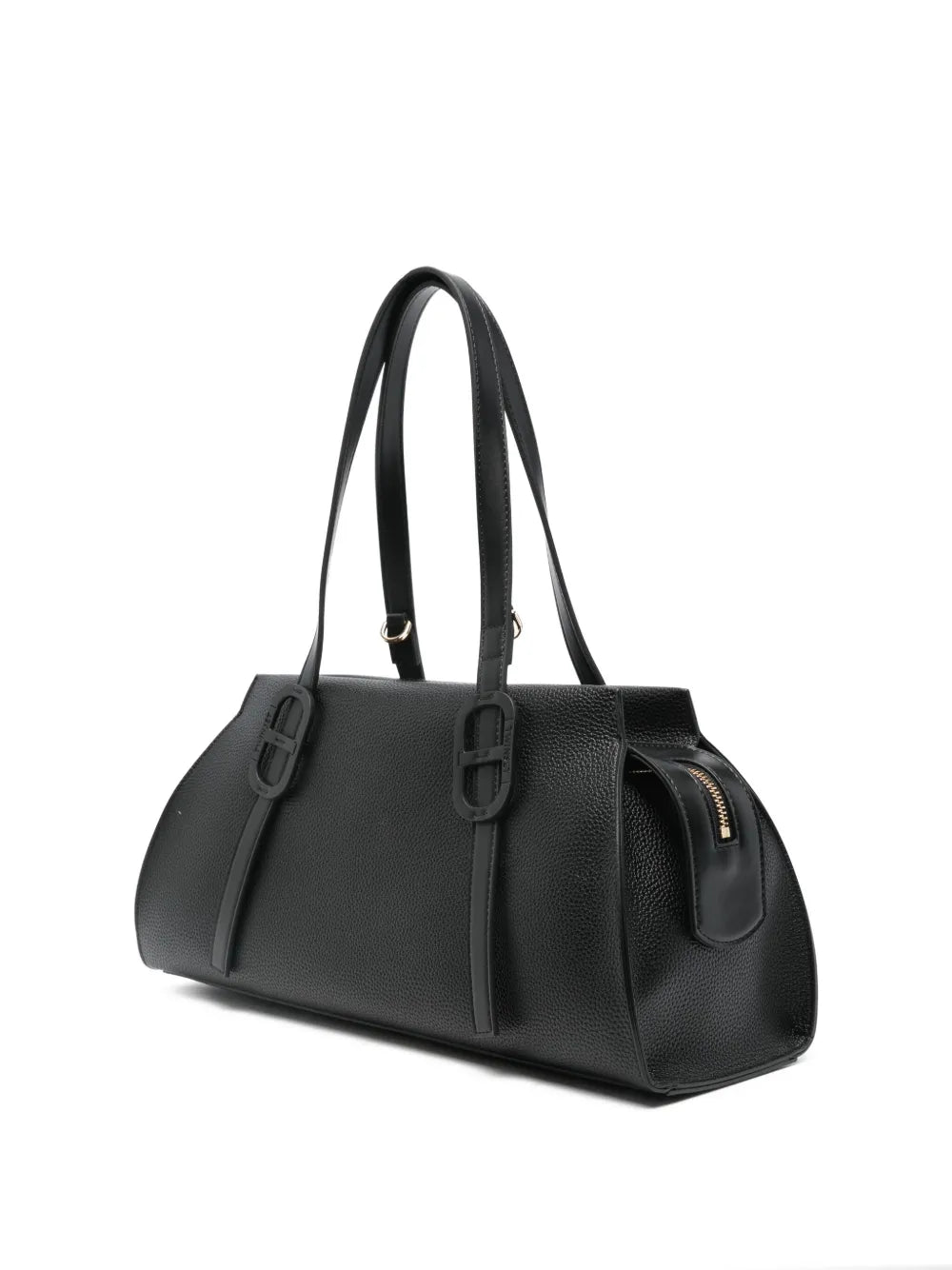 Twinset Leather Shoulder Bag — Same as shown — Size One Size — Side View