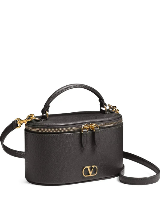 Valentino Garavani Grainy Leather Signature Vanity Mini Bag — Same as shown — Size One Size — Front View