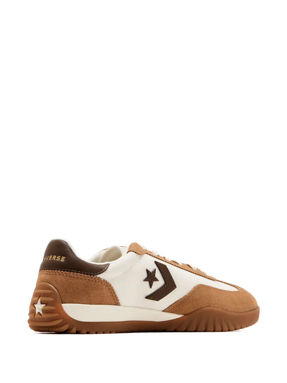 Converse Run Star Leather — Dark Brown — Size US M 3.5 - US W 5 — Top View