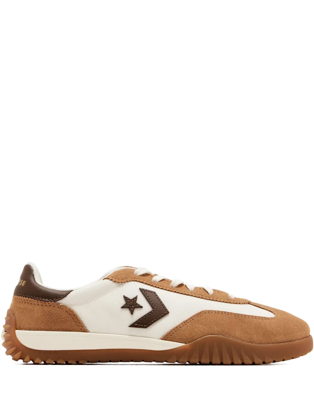 Converse Run Star Leather — Dark Brown — Size US M 3.5 - US W 5 — Front View