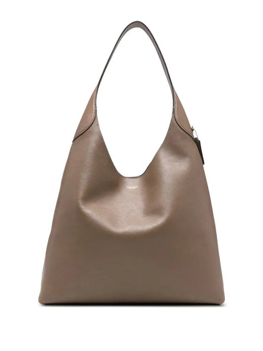 Coach 39 Brooklyn Leather Shoulder Bag — Same as shown — Size One Size — Front View