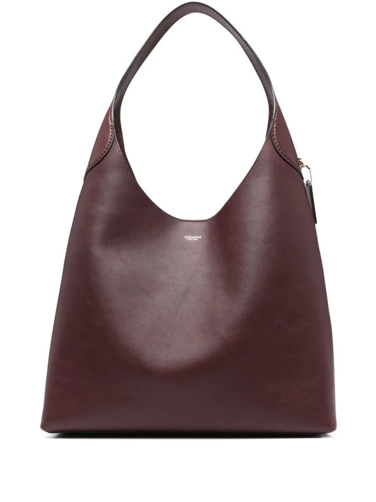 Coach 39 Brooklyn Leather Shoulder Bag — Same as shown — Size One Size — Front View