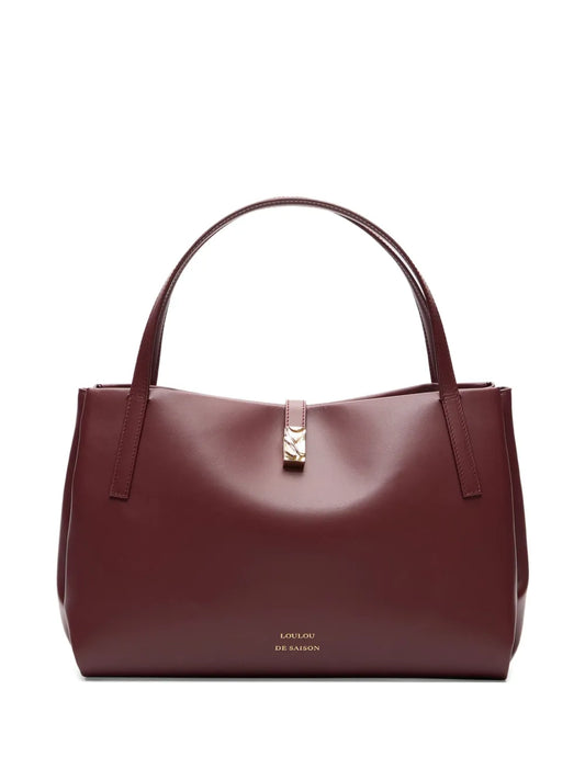 Loulou Logo Print Leather Shoulder Bag — Same as shown — Size One Size — Front View