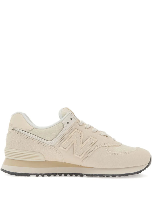 New Balance 574 — Beige — Size US M 3.5 - US W 5 — Front View
