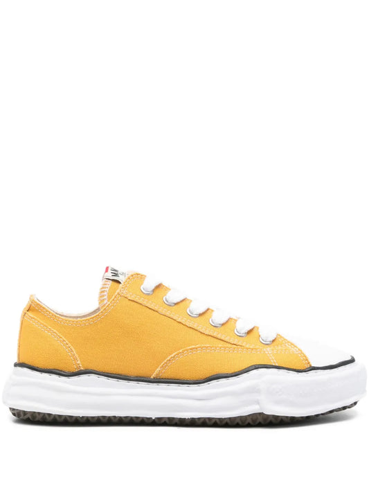 Maison MIHARA YASUHIRO Peterson23 Lace-Up — Yellow — Size US M 3.5 - US W 5 — Front View