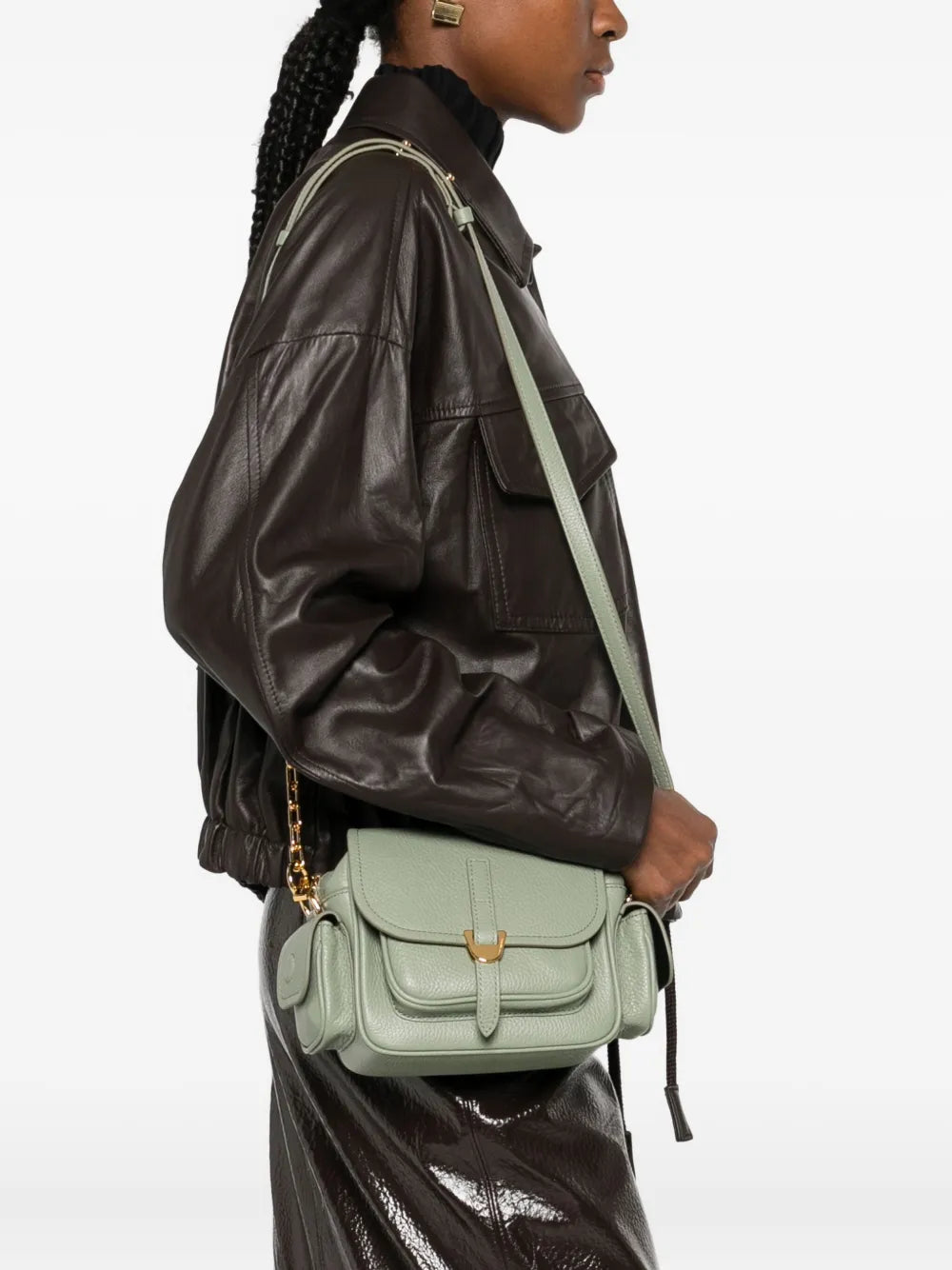 Coccinelle Mini Campus Shoulder Bag — Same as shown — Size One Size — Side View