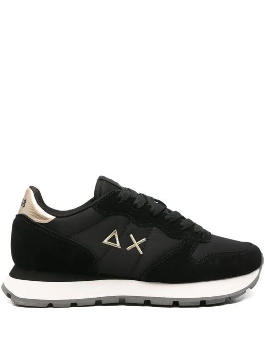 Sun68 Appliqu etail — Black — Size US M 3.5 - US W 5 — Front View