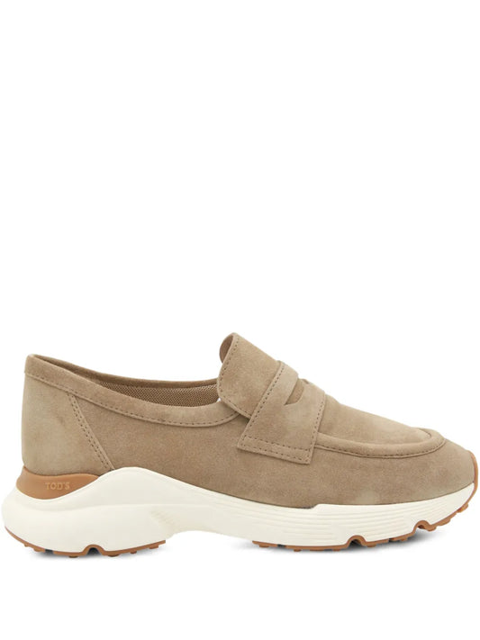 Tod's Suede — Beige — Size US M 3.5 - US W 5 — Front View