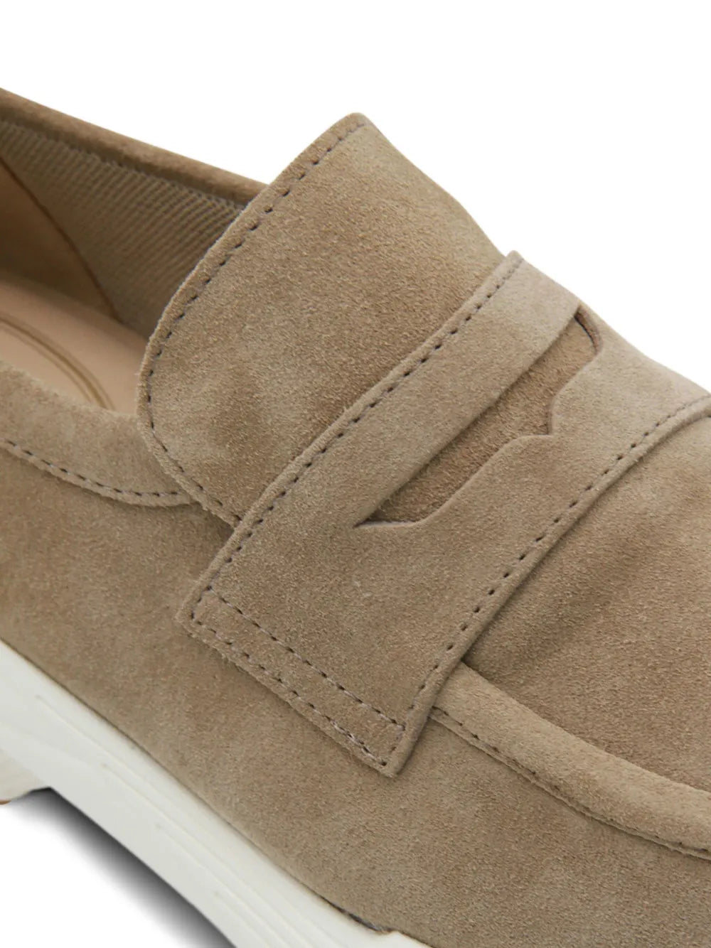 Tod's Suede — Beige — Size US M 3.5 - US W 5 — Top View