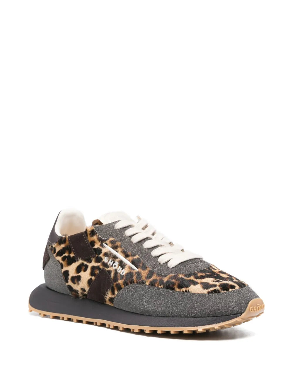 GHOUD Animal-Print Panelled — Brown — Size US M 3.5 - US W 5 — Side View