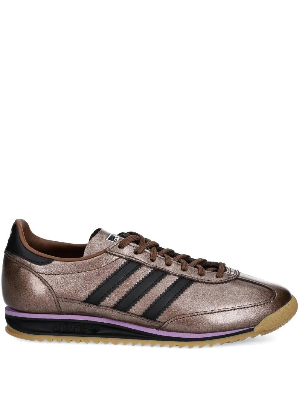 adidas Sl 72 Og Striped — Brown — Size US M 3.5 - US W 5 — Front View
