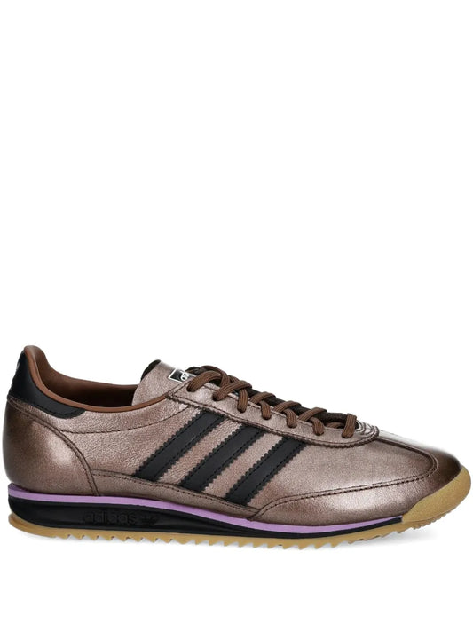 adidas Sl 72 Og Striped — Brown — Size US M 3.5 - US W 5 — Front View