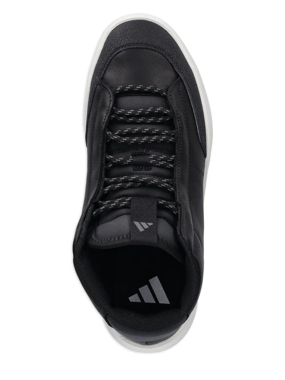 adidas Acesmash Mid Winter Lace-Up — Black — Size US M 3.5 - US W 5 — Top View