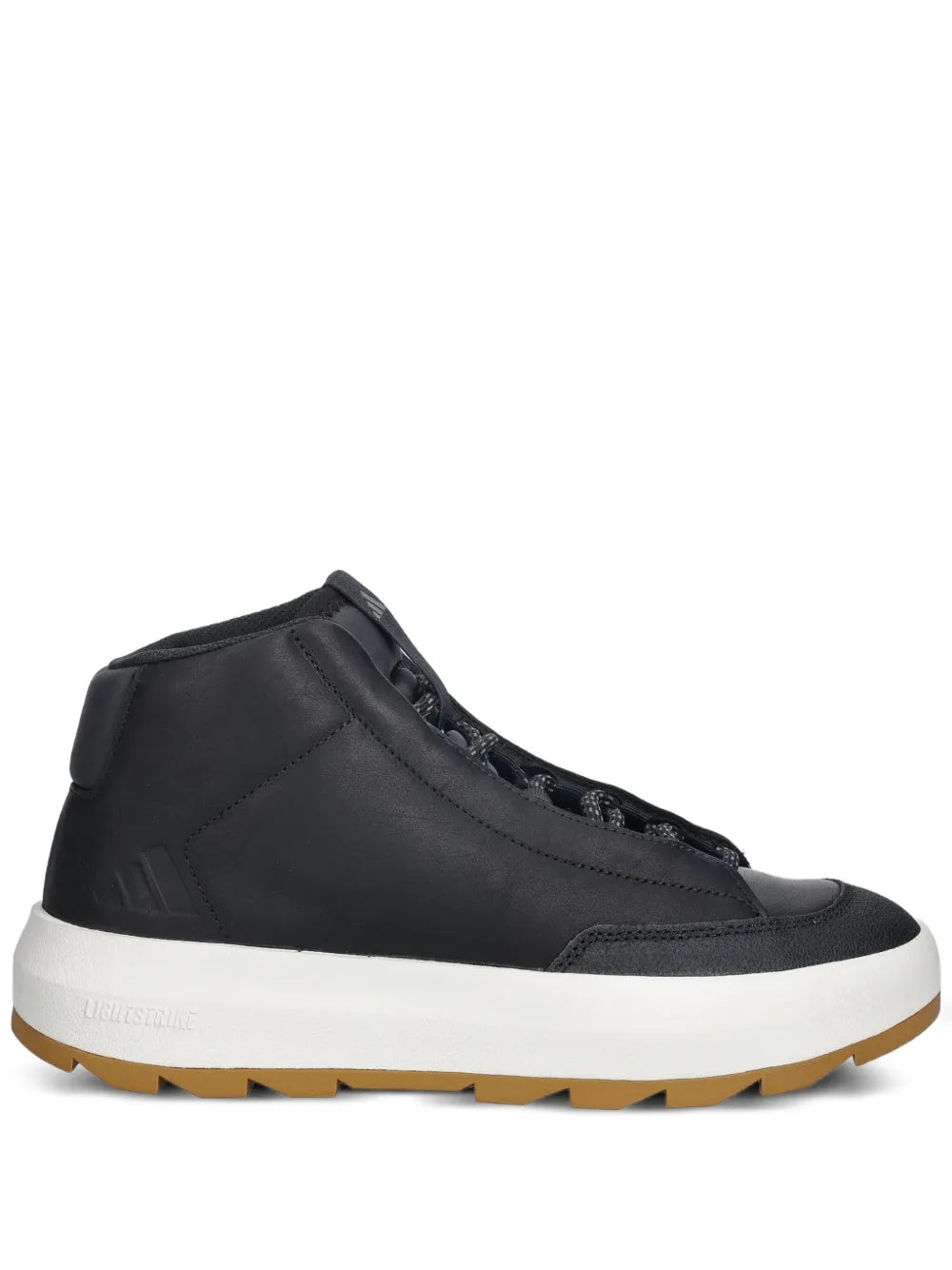 adidas Acesmash Mid Winter Lace-Up — Black — Size US M 3.5 - US W 5 — Front View