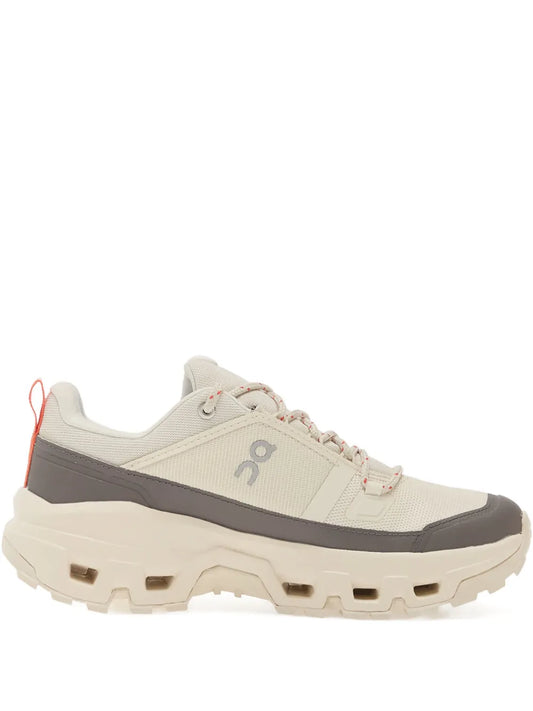 On Running Cloudrock Low Waterproof — Beige — Size US M 3.5 - US W 5 — Front View