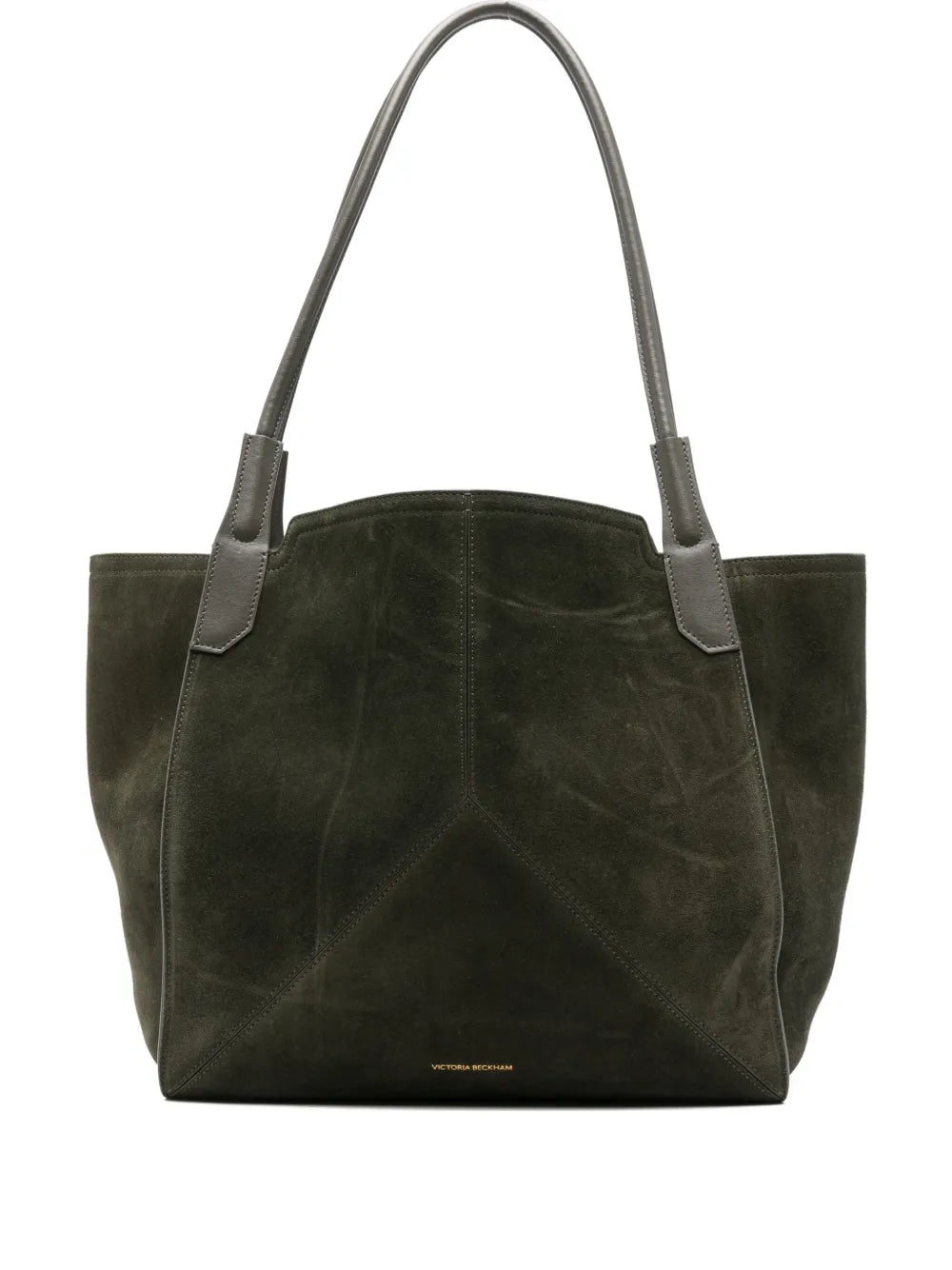 Victoria Beckham Suede Shoulder Bag — Same as shown — Size One Size — Front View