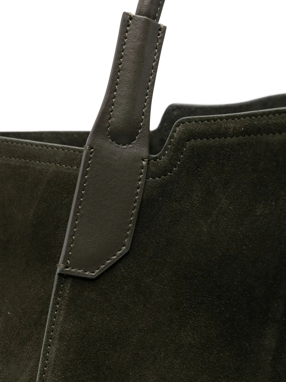 Victoria Beckham Suede Shoulder Bag — Same as shown — Size One Size — Top View