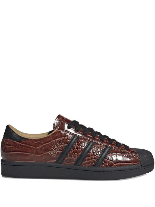 adidas Lace-Up Sneakers — Brown — Size US M 10 - US W 11.5 — Front View