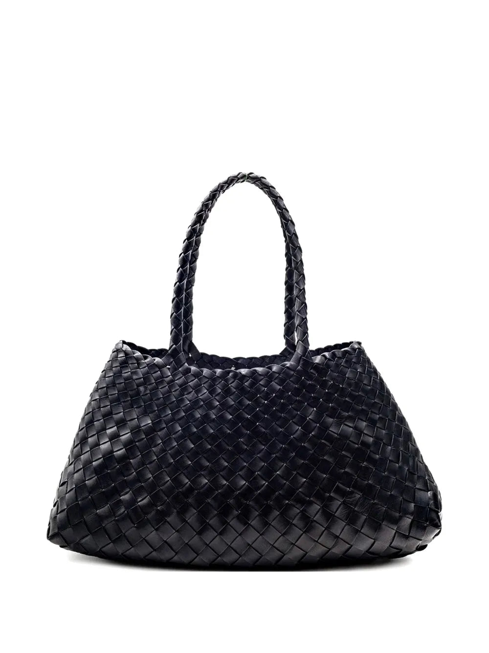 Dragon Diffusion Woven Leather Tote Bag — Same as shown — Size One Size — Front View