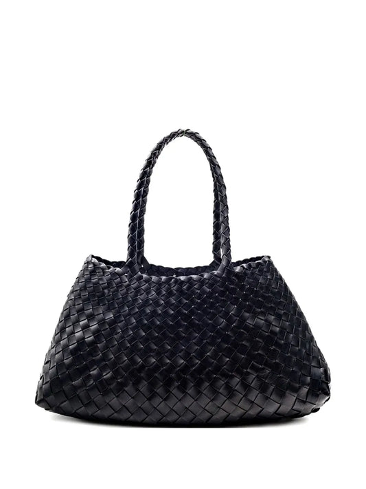 Dragon Diffusion Woven Leather Tote Bag — Same as shown — Size One Size — Front View
