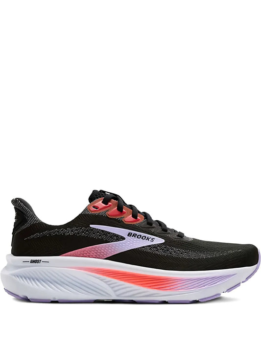 BROOKS Ghost 17 — Black — Size US M 3.5 - US W 5 — Front View