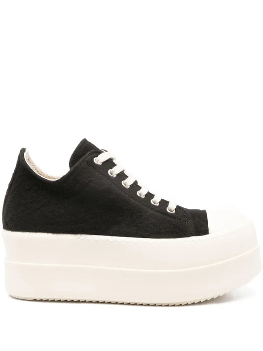 Rick Owens DRKSHDW Lace-Up — Black — Size US M 3.5 - US W 5 — Front View