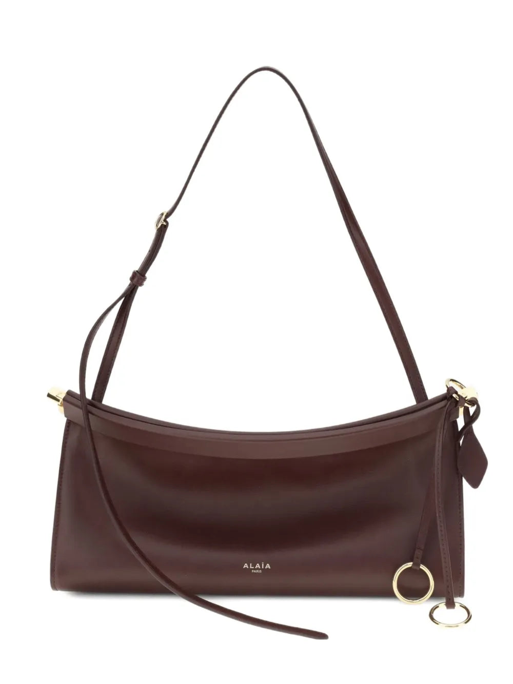 Alaia Medium Le Click Leather Shoulder Bag — Same as shown — Size One Size — Front View