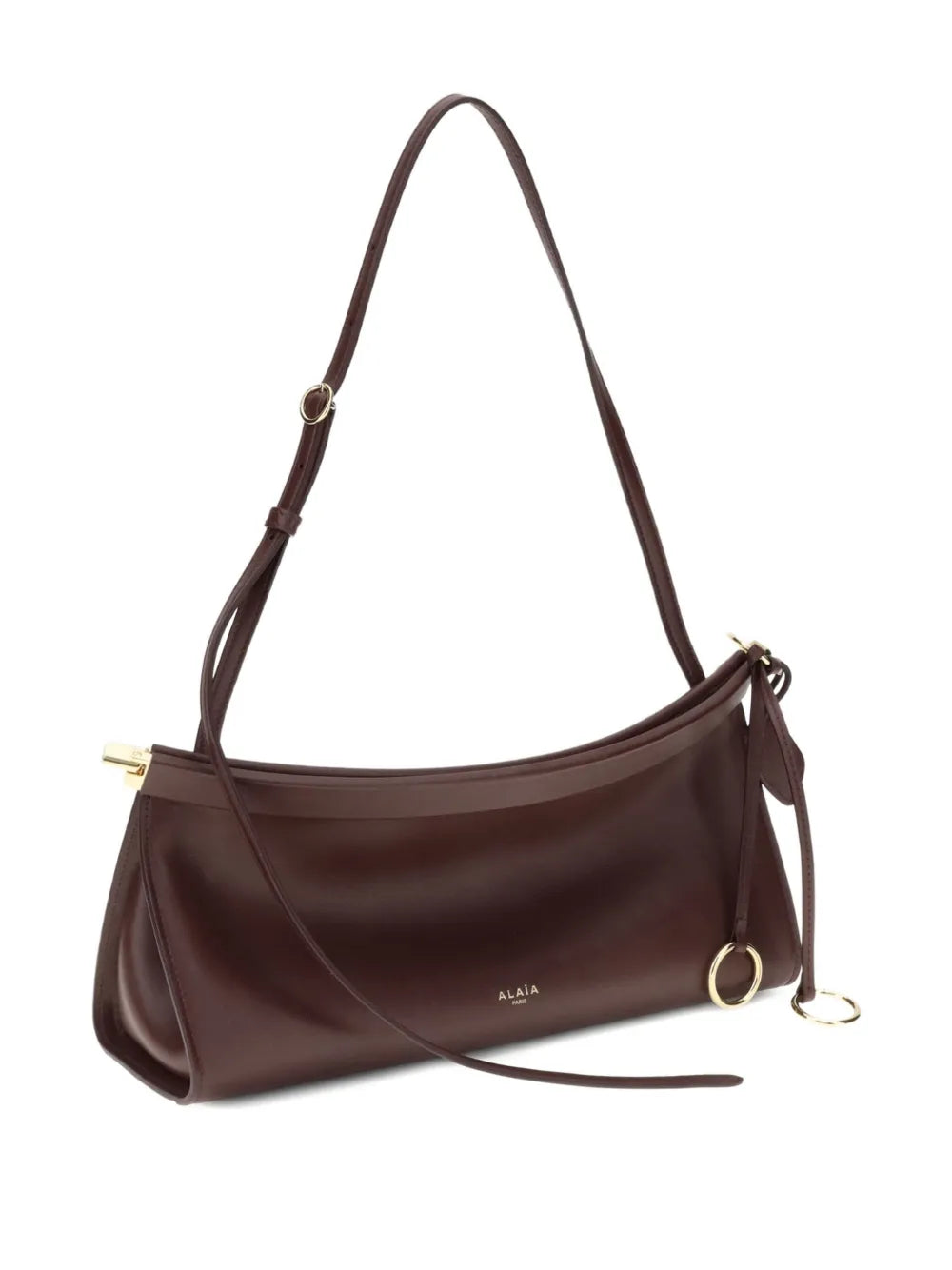 Alaia Medium Le Click Leather Shoulder Bag — Same as shown — Size One Size — Back View