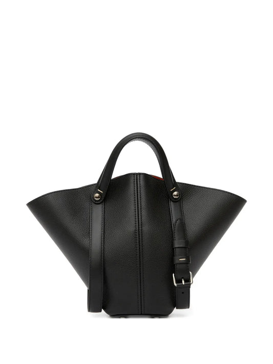 Maison Margiela Dress Age Leather Shoulder Bag — Same as shown — Size One Size — Front View