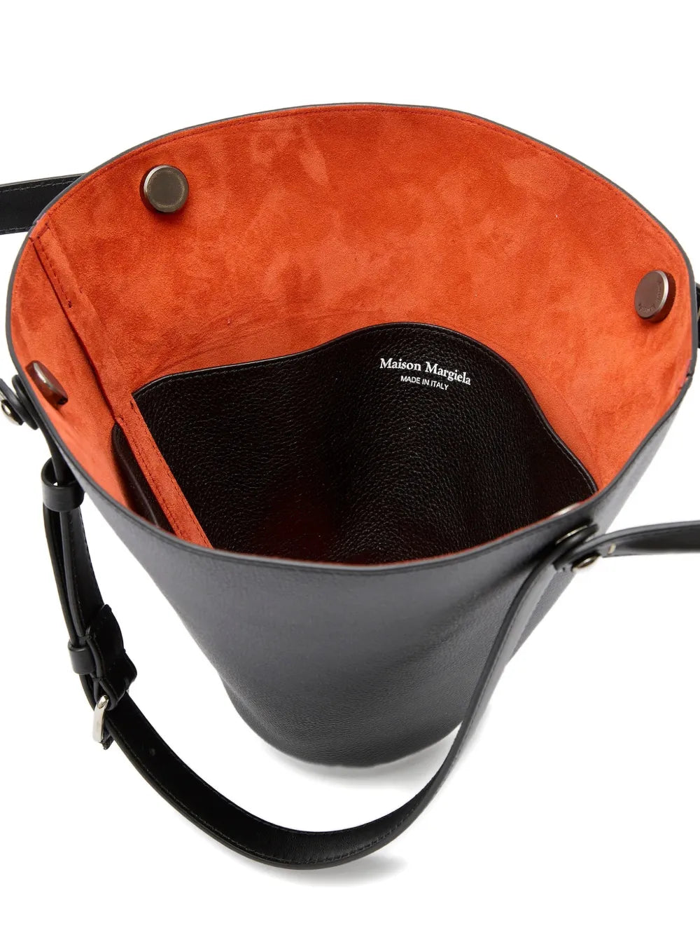 Maison Margiela Dress Age Leather Shoulder Bag — Same as shown — Size One Size — Top View