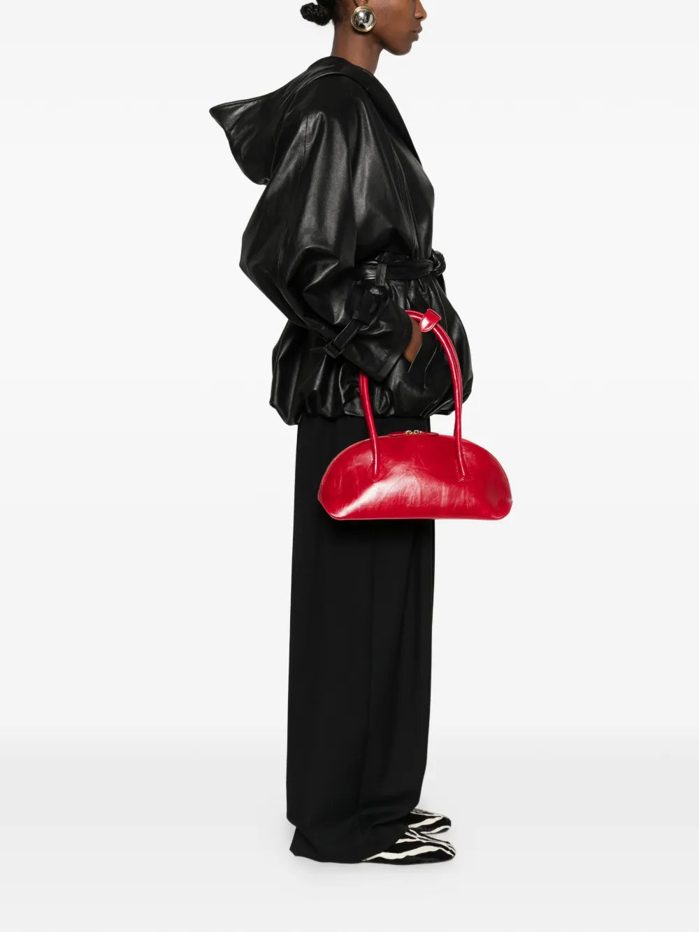 Liffner Dome Zipped Shoulder Bag — Same as shown — Size One Size — Side View