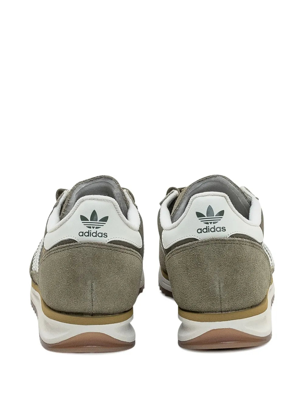 adidas Sl72 Rs Lace-Up Sneakers — Olive Green — Size US M 9 - US W 10.5 — Side View