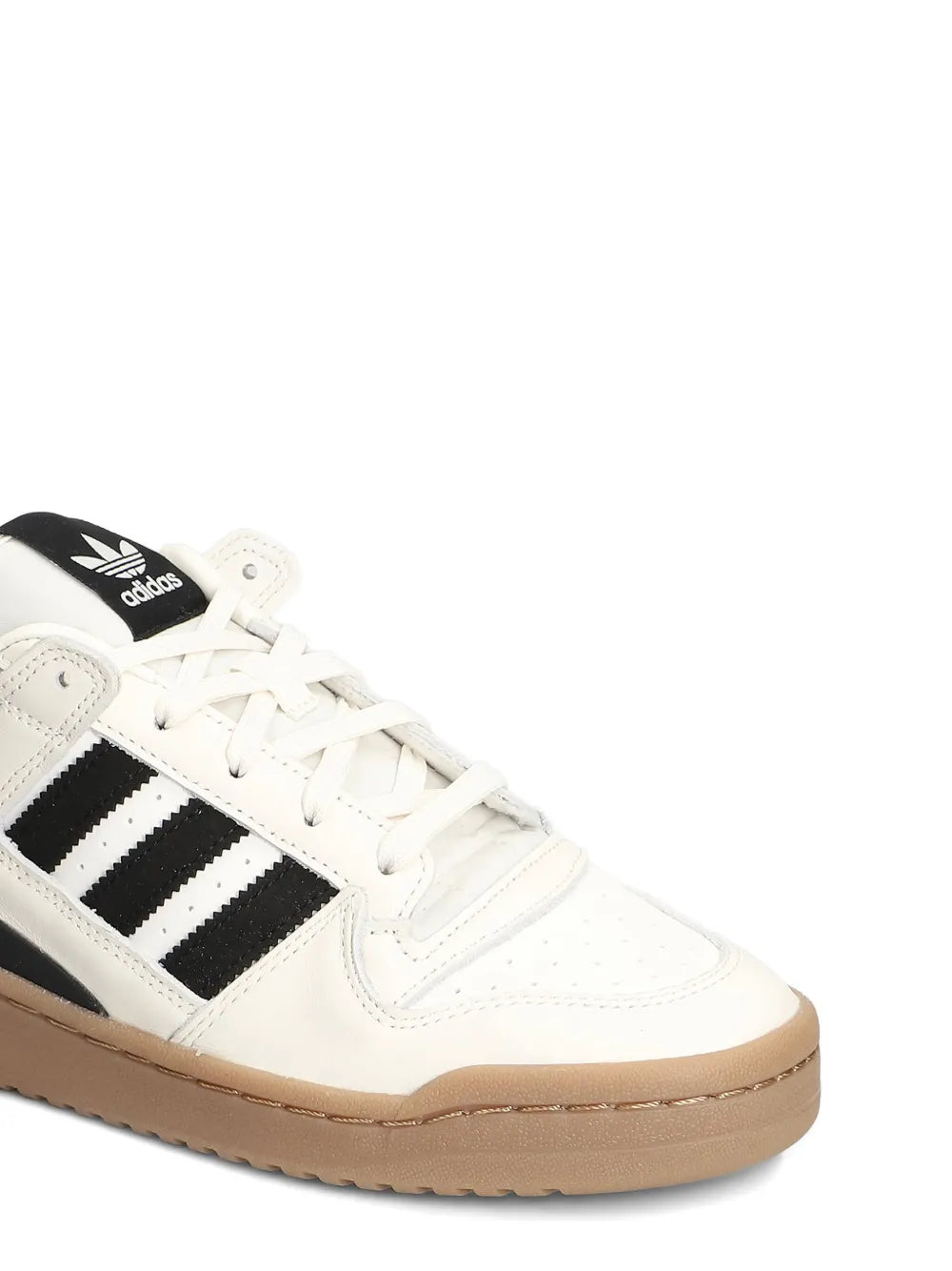 adidas Forum Low Striped Sneakers — Off-White — Size US M 8.5 - US W 10 — Detail View