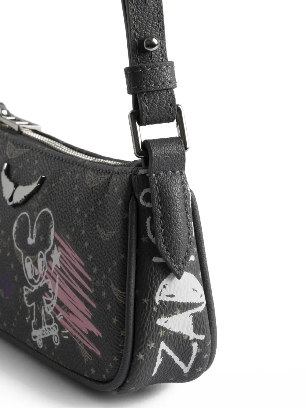 Zadigvoltaire Z Monogram Graphic Shoulder Tag — Same as shown — Size One Size — Lifestyle View
