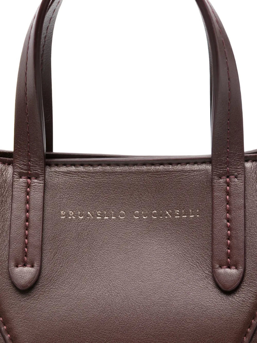 Brunello Cucinelli Top Handle Tote Bag — Same as shown — Size One Size — Top View
