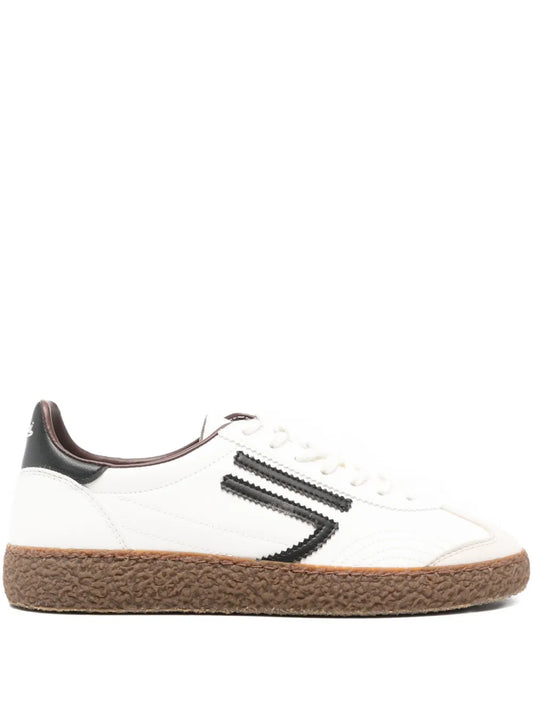 Puraai Stripe-Detail Panelled — White — Size US M 3.5 - US W 5 — Front View