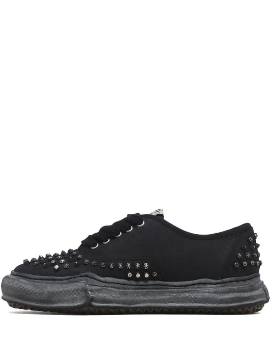 Maison MIHARA YASUHIRO Baker Og Studded — Black — Size US M 3.5 - US W 5 — Front View