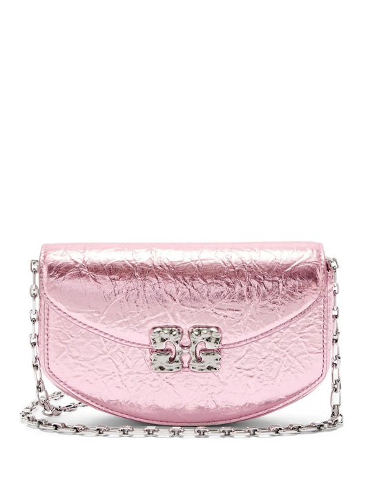 Ganni Chain Shoulder Bag — Same as shown — Size One Size — Front View