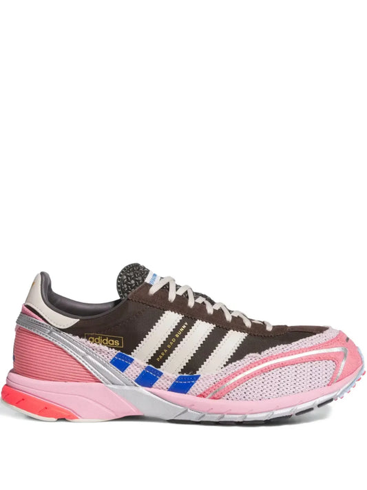 adidas Adizero Sl 72 Striped Sneakers — Brown — Size US M 7 - US W 8.5 — Front View