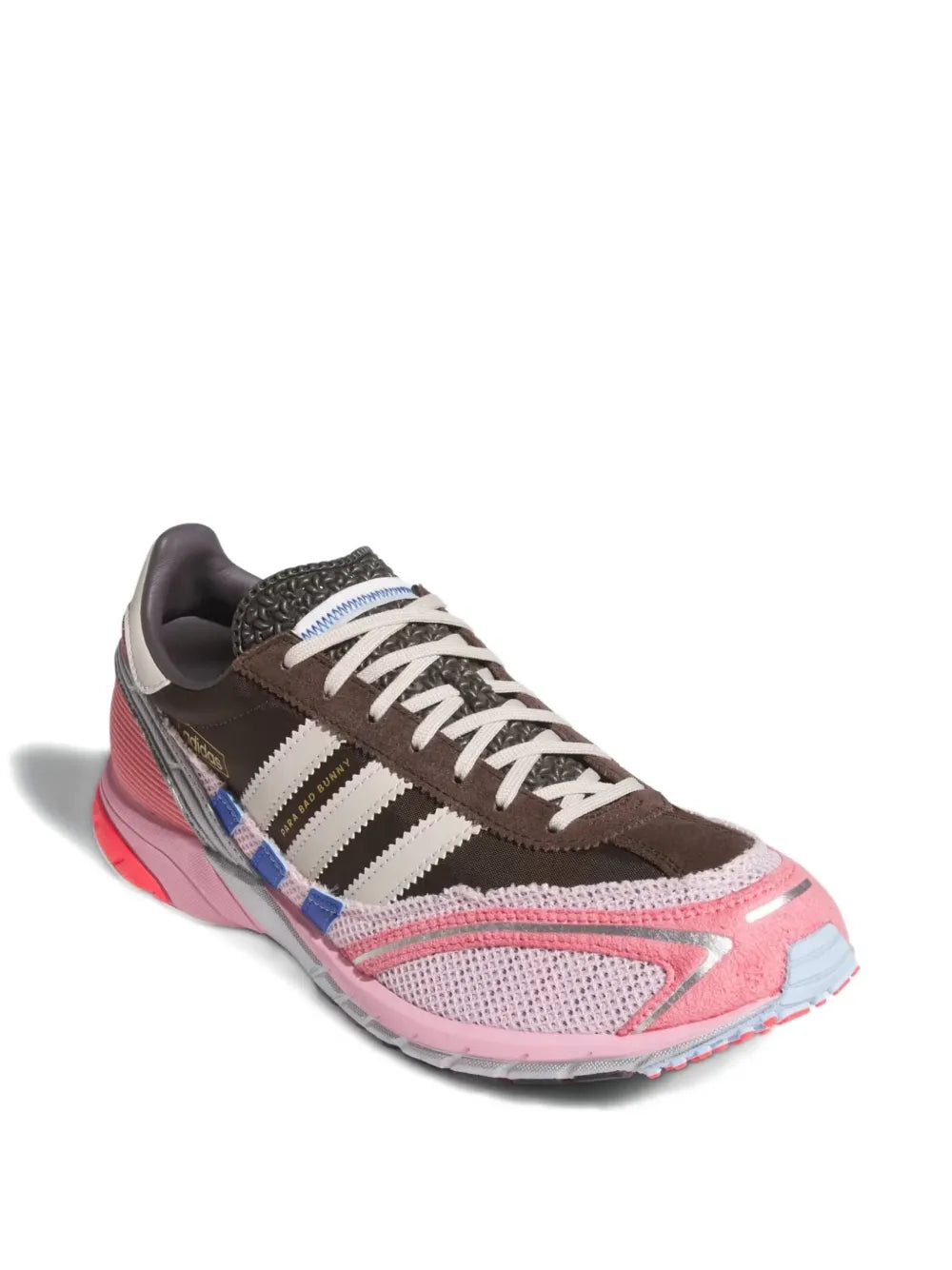 adidas Adizero Sl 72 Striped Sneakers — Brown — Size US M 7 - US W 8.5 — Side View