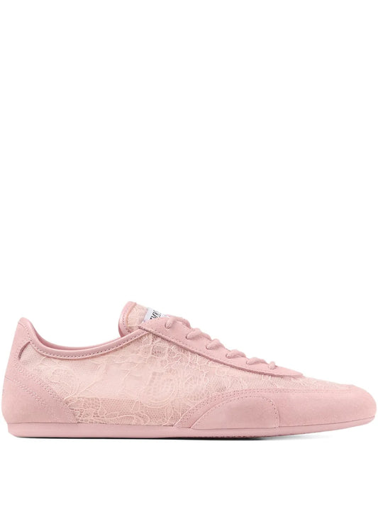 Jimmy Choo Lace Sunny — Pink — Size US M 3.5 - US W 5 — Front View
