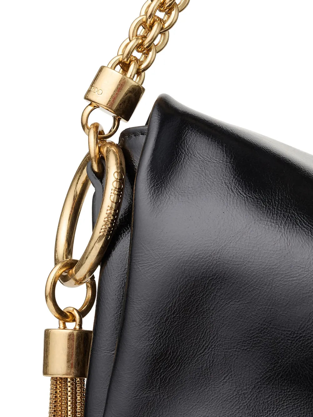 Jimmy Choo Callie Flap Chain Strap Shoulder Bag — Same as shown — Size One Size — Top View