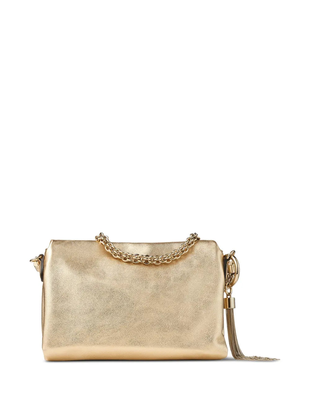 Jimmy Choo Callie Flap Chain Shoulder Bag — Same as shown — Size One Size — Back View