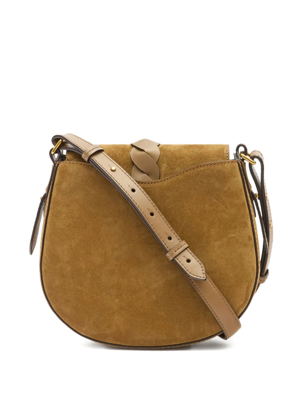 Isabel Marant Small Altay Braided Leather Shoulder Strap — Same as shown — Size One Size — Back View