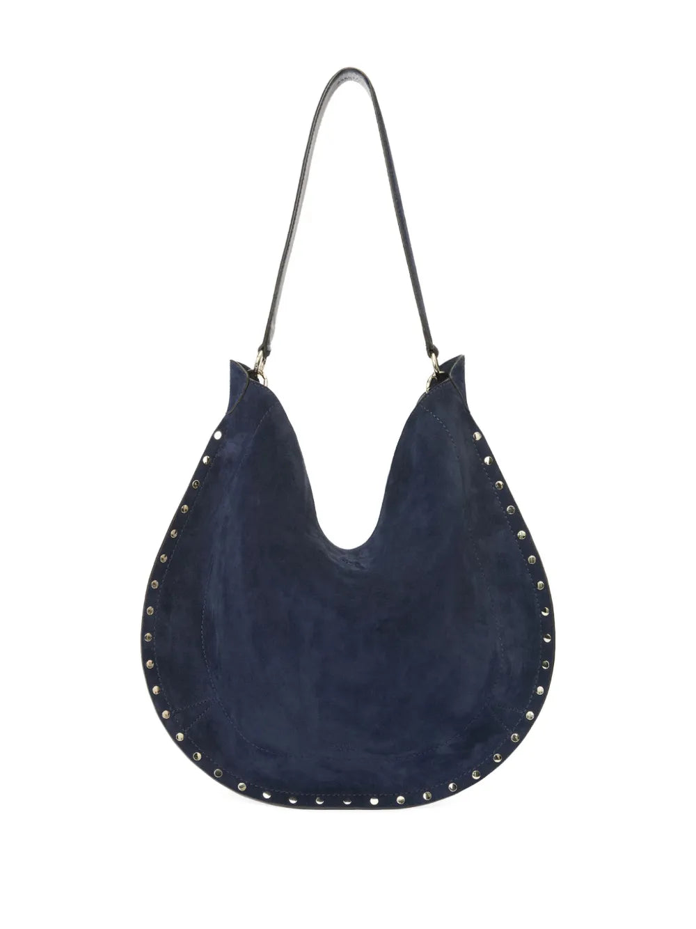 Isabel Marant Oskan Soft Studded Shoulder Bag — Same as shown — Size One Size — Back View