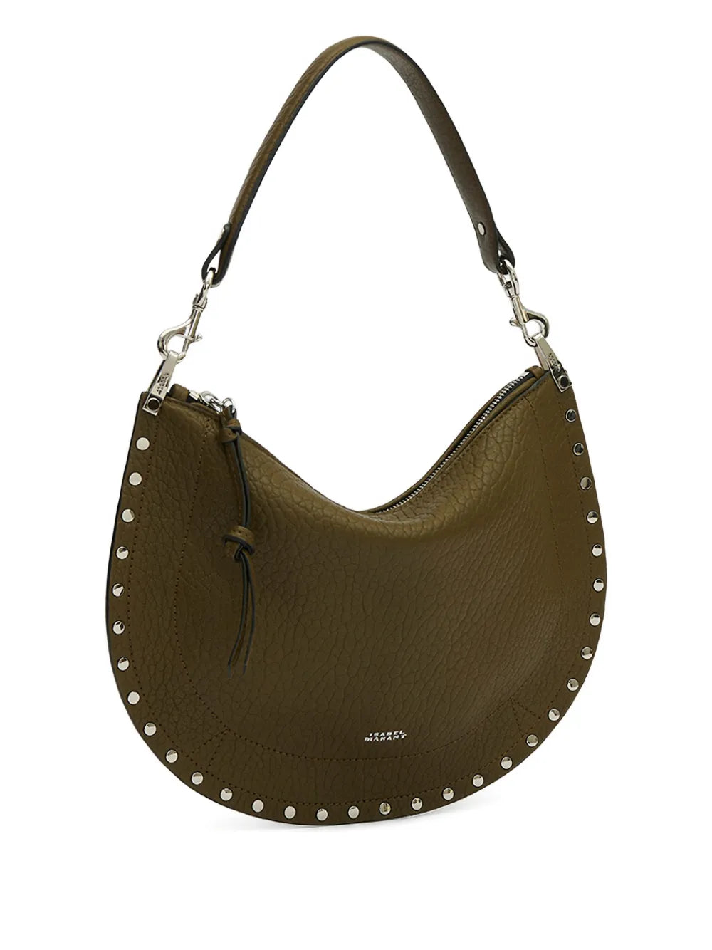 Isabel Marant Oskan Studded Zip Shoulder Strap — Same as shown — Size One Size — Top View